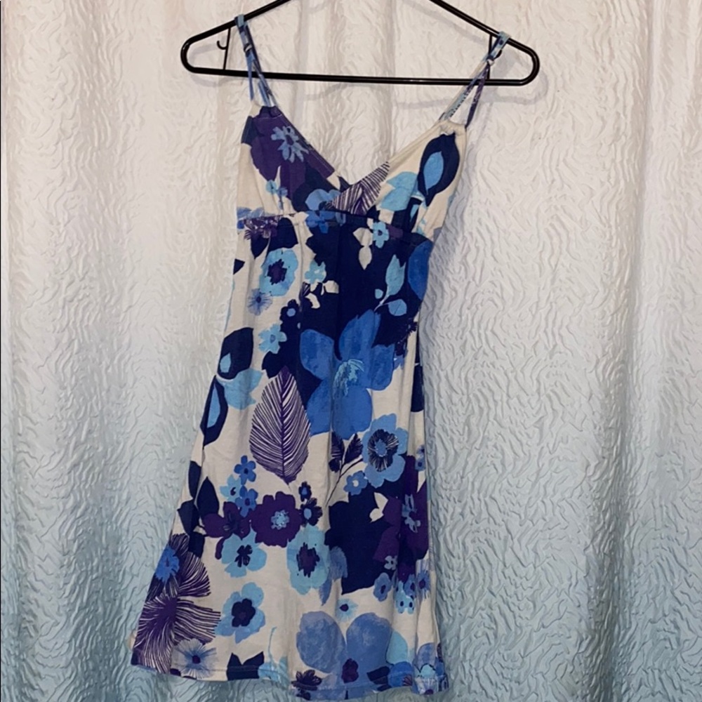 Blue & Purple Floral Aeropostale Dress